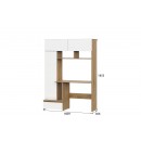 Стол компьютерный NN Мебель (МС Некст 1) Дуб Золотой/Белый